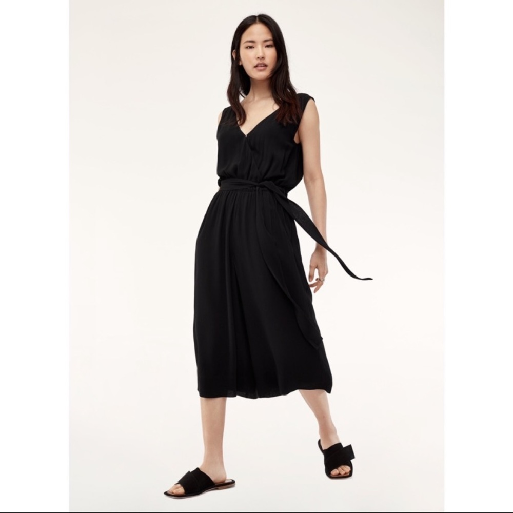 Aritzia Babaton Maximillian Jumpsuit Black XS